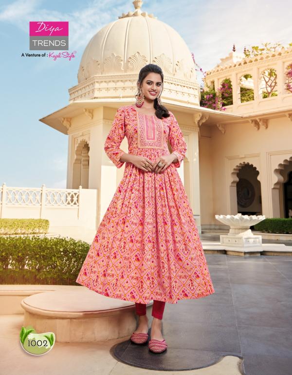 Gulabi Girl Vol 1 By Diya Trends Designer Kurti Collection